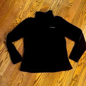 Columbia Black 3/4 Zip Women’s Fleece Pullover